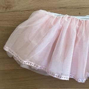 Mirella dance ballet light pink tutu rhinestone embellishment girls size 8-10